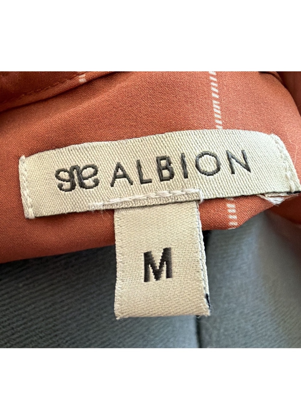 Albion Rust-Brown Grid Jogger Set - Picture 3 of 5
